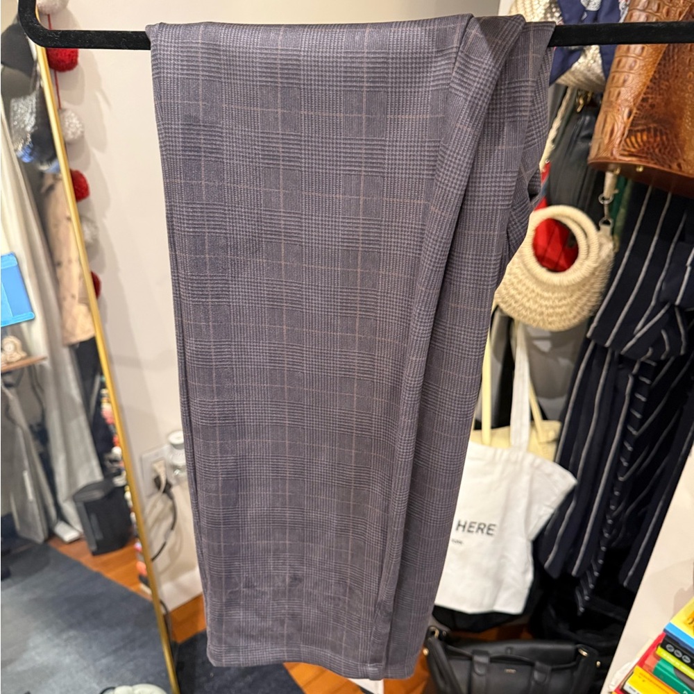 Tahari Black/Gray/Brown Ankle Pants - Size M